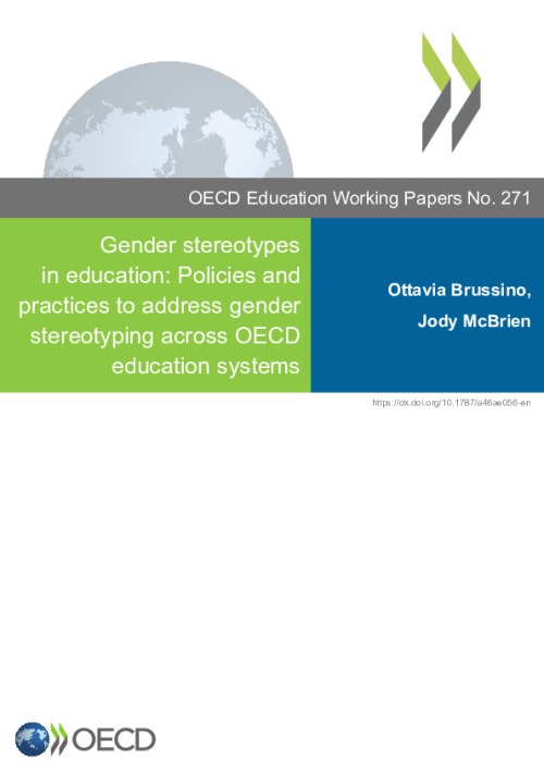 Gender stereotypes in education: Policies and practices to address gender stereotyping across OECD education systems