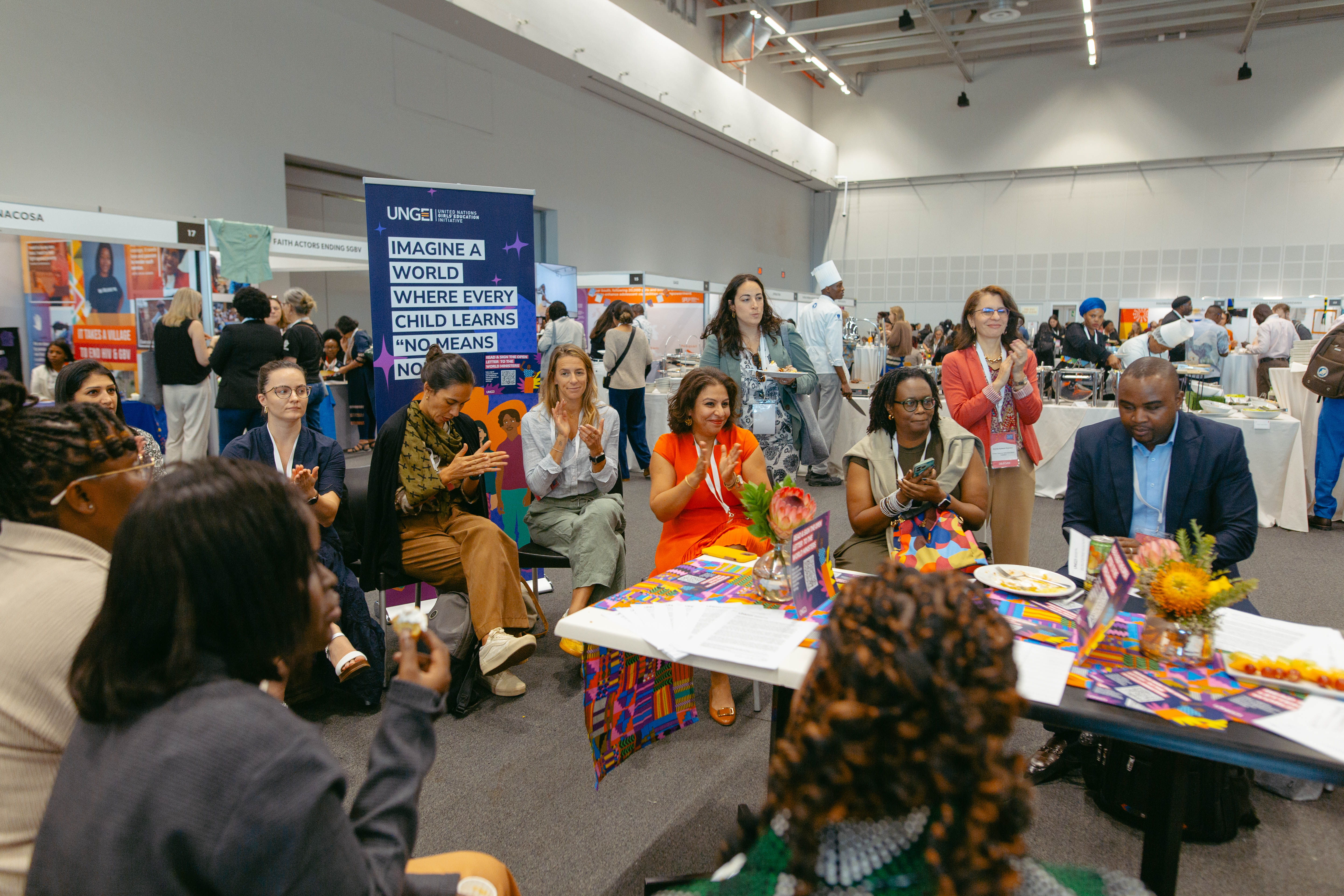 Participants engaging in activism at the Sexual Violence Research Initiative Forum 2024 (SVRI 2024)